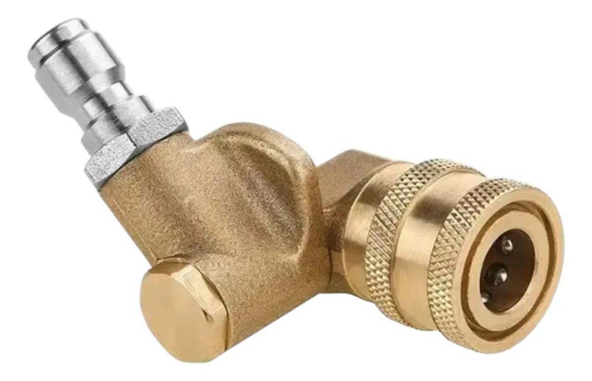 Adaptador Conector Engate Rápido 1/4 Giratório 180° Lavadora