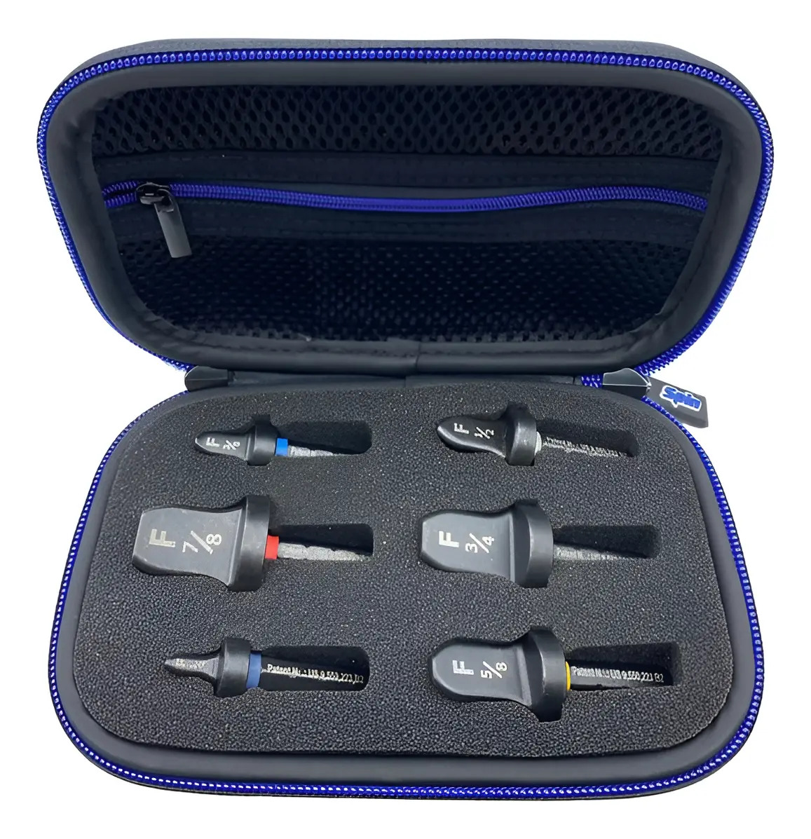 Flangeador Spin Furadeira 1/4 3/8 1/2 5/8 3/4 7/8 + Case
