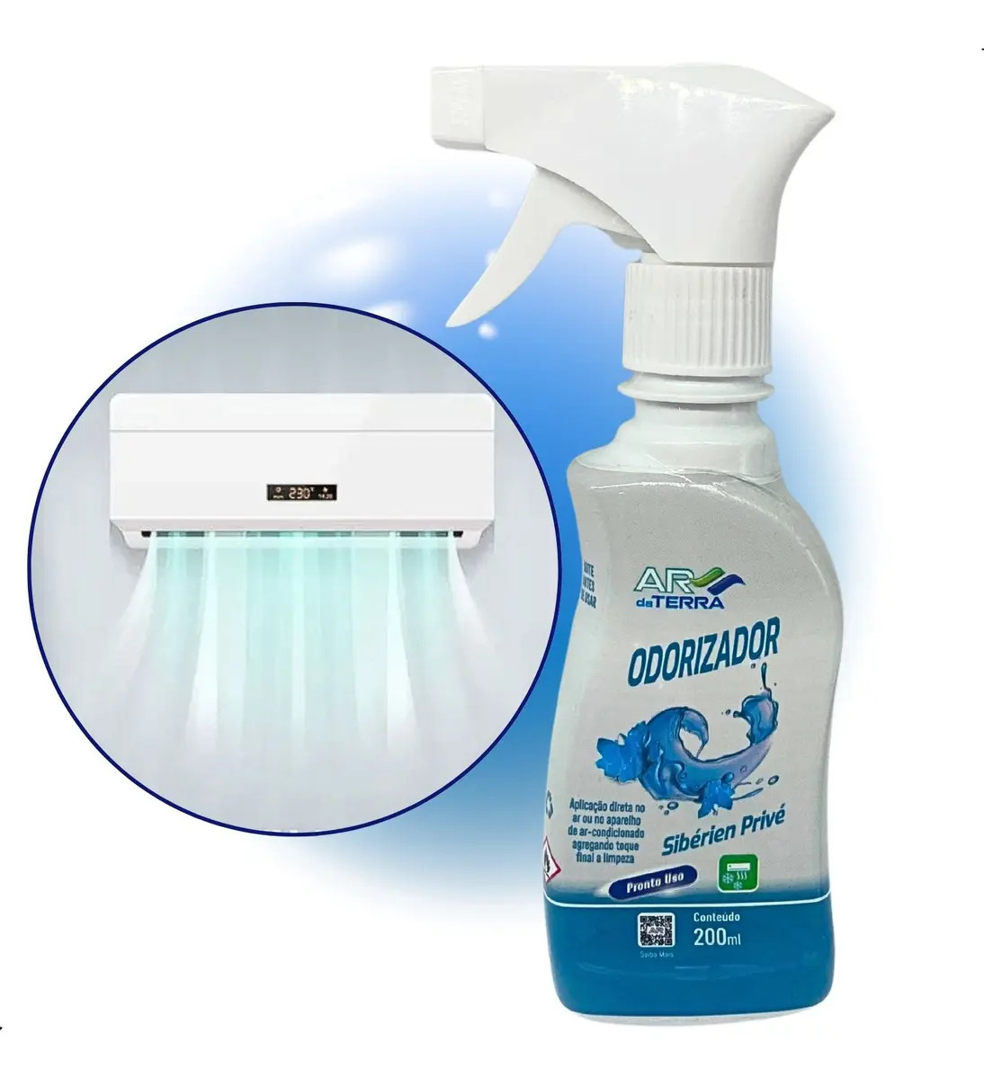 Odorizador Siberien Privé 200ml Espuma para Ambientes e A/C