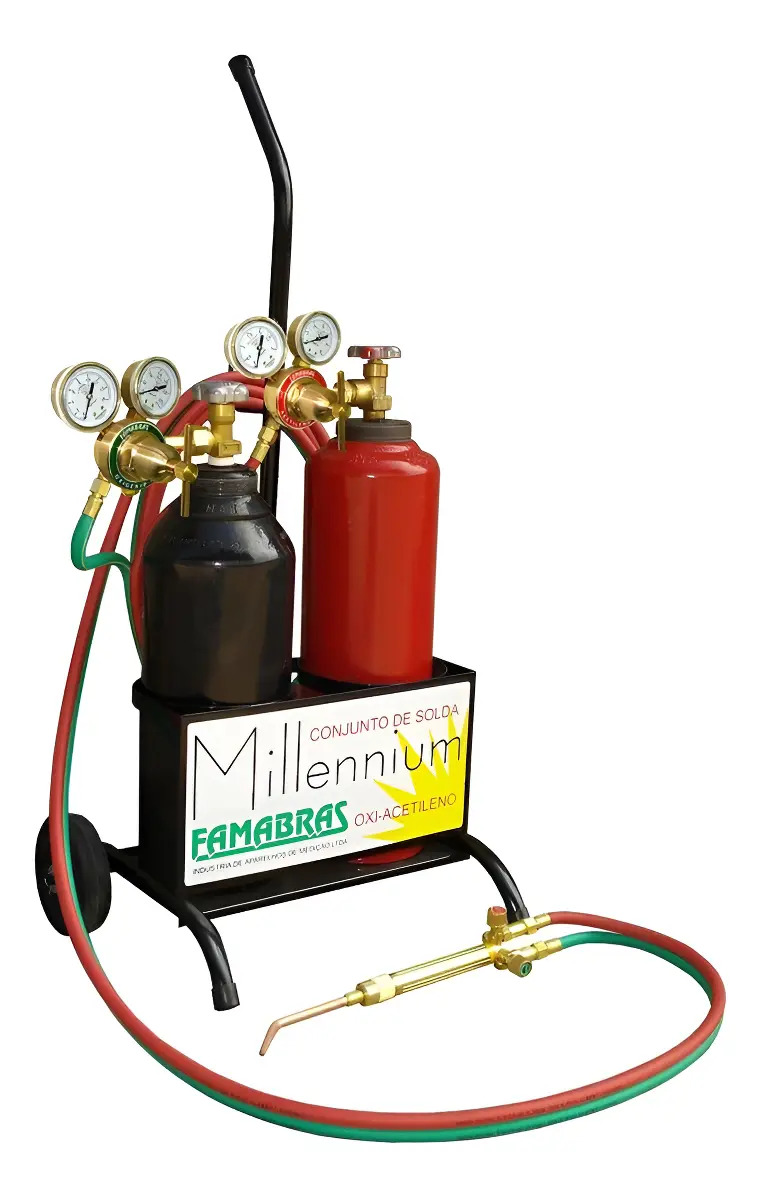 Conjunto de Solda Millennium Oxigênio-Acetileno Famabras