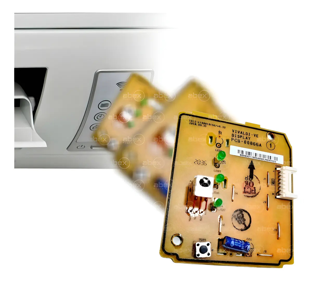 Placa Display Receptora Ar Condicionado Samsung 9000-24000 BTUs