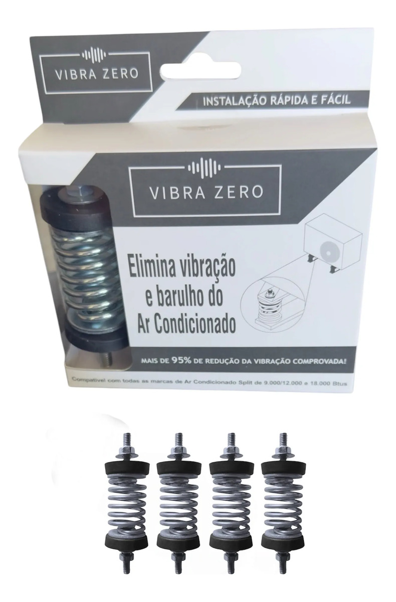 Vibra Zero Amortecedor Anti Vibração para Ar Condicionado