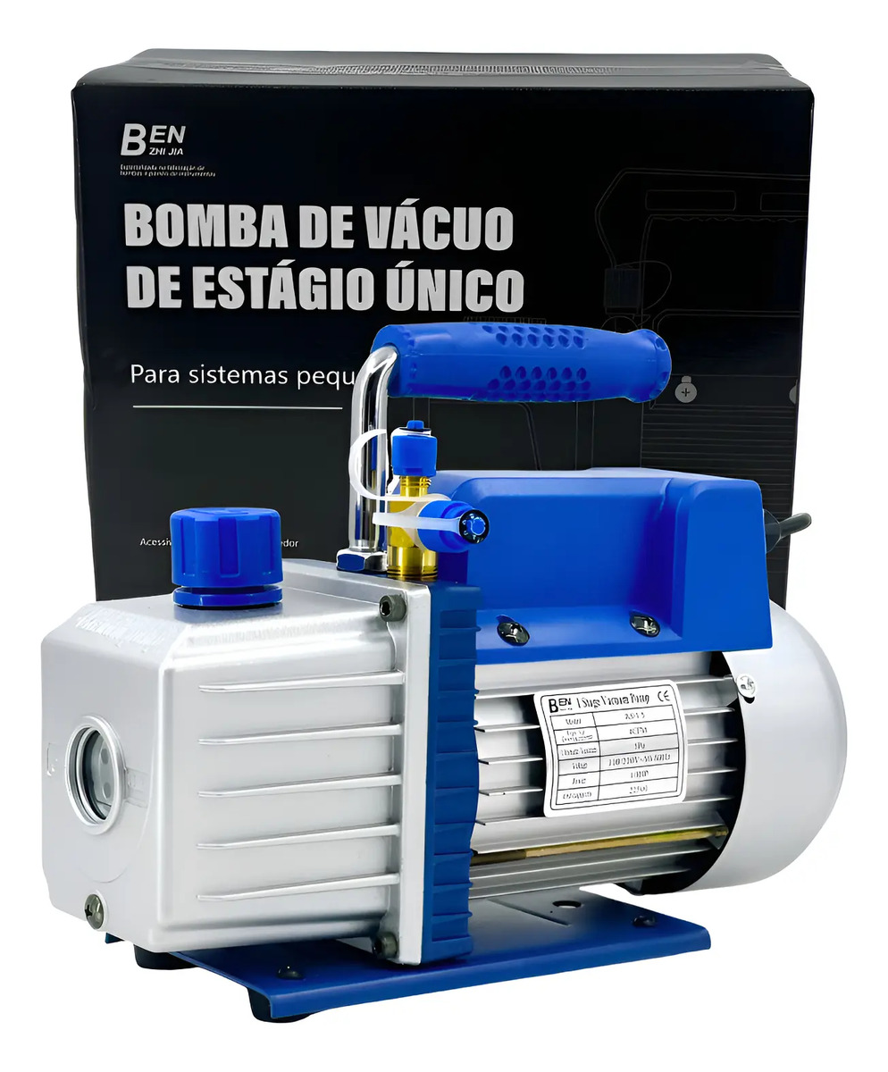 Bomba de Vácuo Refrigeração Benzhijia 4 CFM Bivolt 110/220V