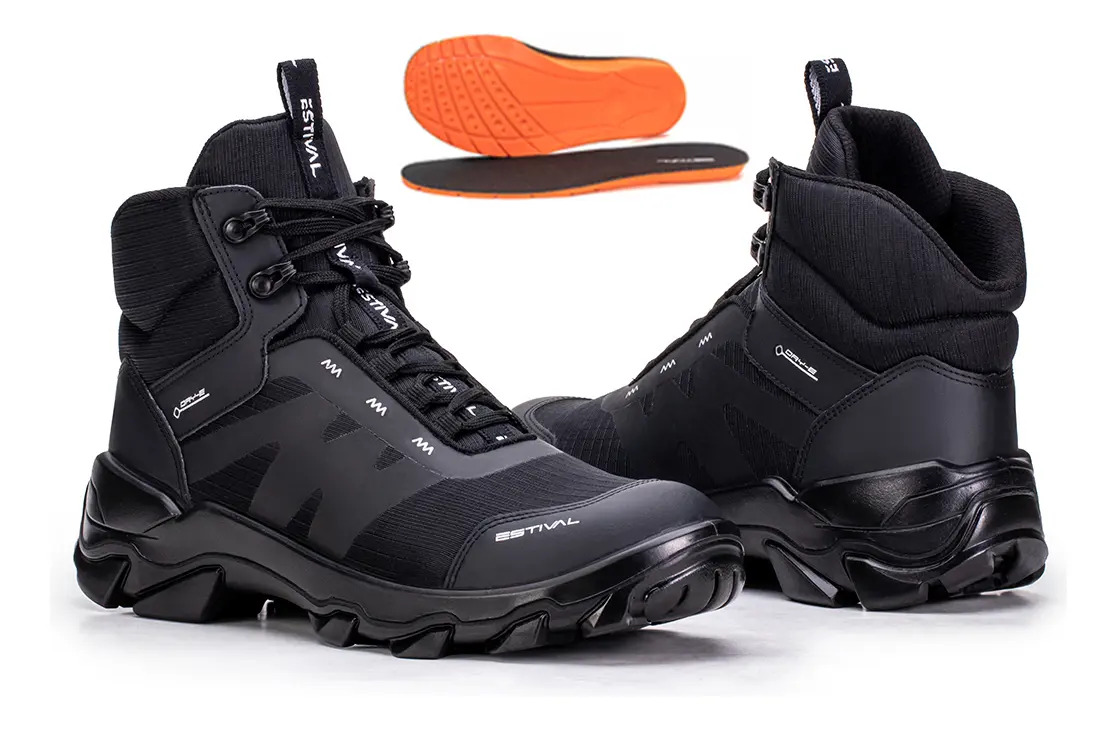 Bota de Segurança Estival Hybrid All Black com Palmilha PU
