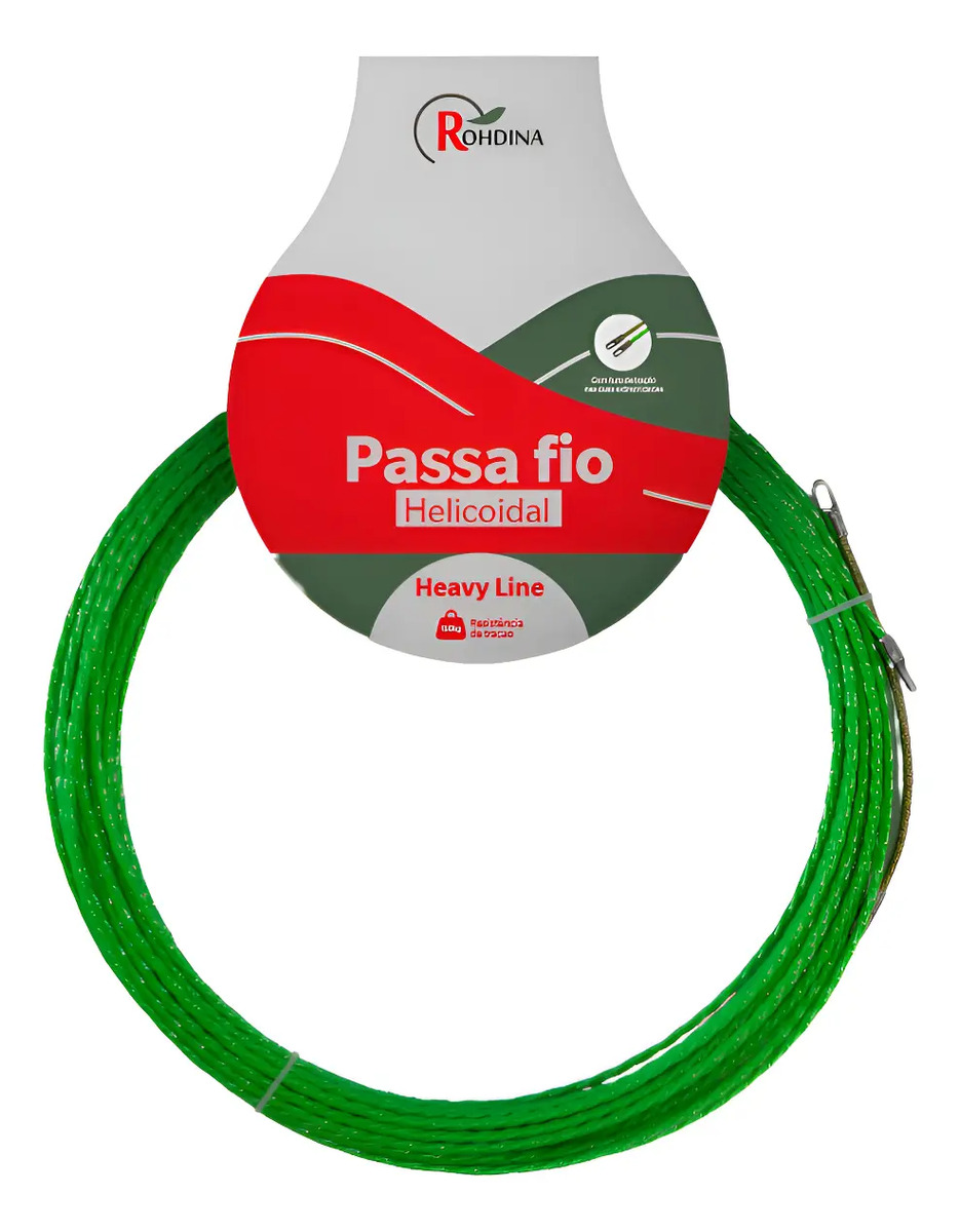 Fita Passa Fio Elétrico Rohdina Helicoidal 10m Resistente